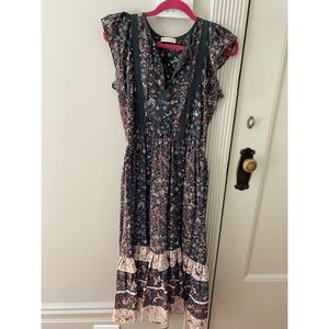 Ulla Johnson Zanna Silk Midi Dress - Size 4